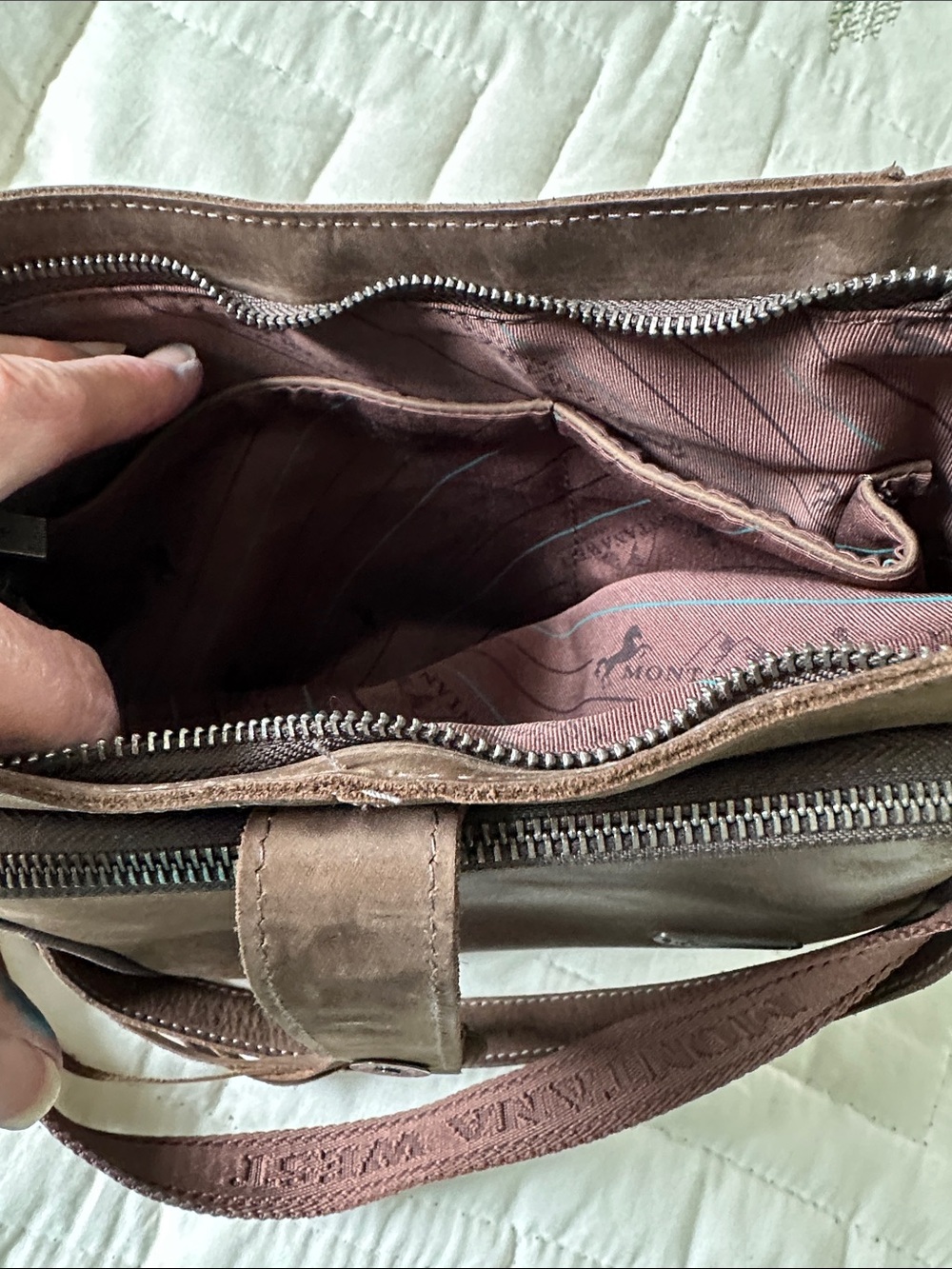 Montana West western leather crossbody bag - Picture 6 of 9